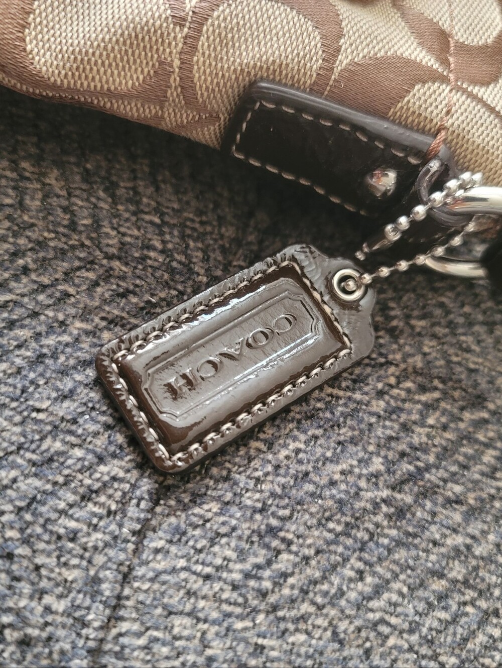 Coach Penelope Classic Khaki Crossbody Y2K Era - Picture 7 of 13